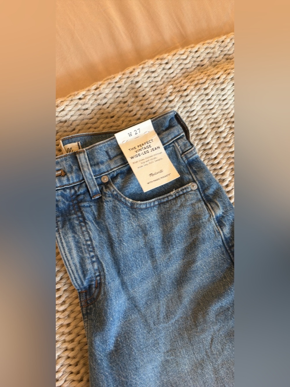 Madewell The Perfect Vintage Wide-Leg Jean in ‘Enmore Wash’